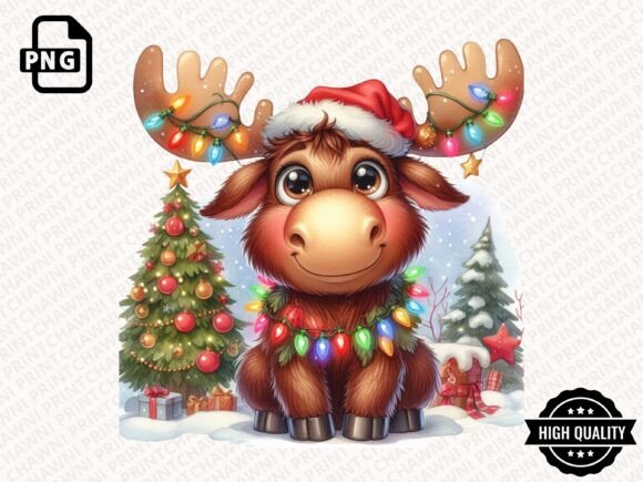 Adorable Christmas Moose Clipart PNG: A Practical Review for Digital Sellers