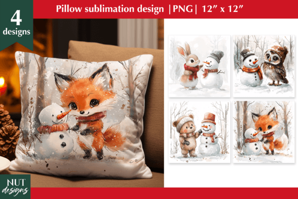 Christmas Animals, Children Christmas Illustrations Review
