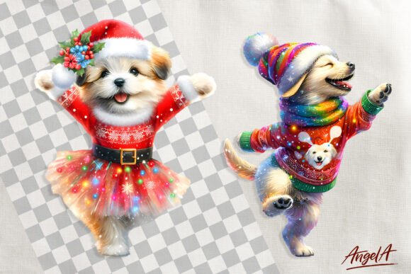 Christmas Clipart, Christmas Dog Clipart: A Crafter’s Review of Festive Illustrations