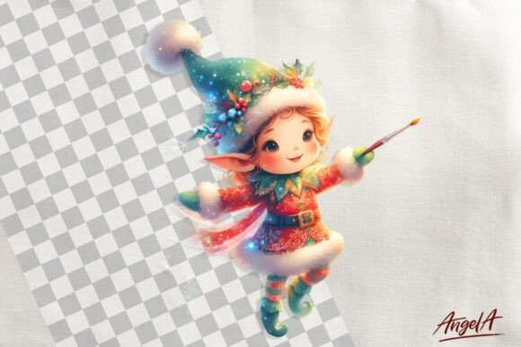 Christmas Clipart, Cute Elf Illustrations Review