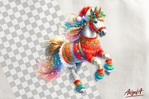 Christmas Clipart, Cute Horse Clipart: A Designer’s Review for Branding and Illustrations