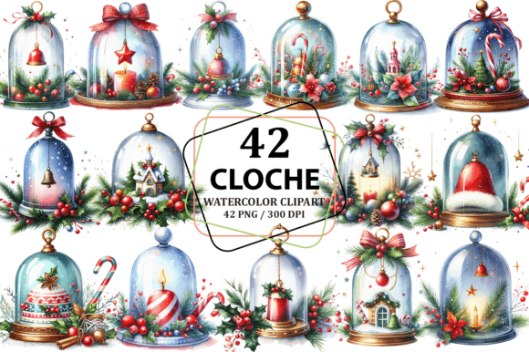 Christmas Cloche Clipart Sublimation PNG: A Publisher’s Review of Modern Illustrations
