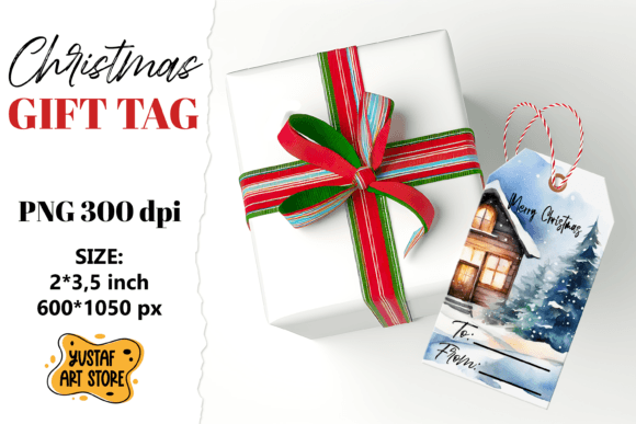 Christmas Gift Tags. Christmas Labels Wa: A Review of Seasonal Illustrations for Digital Publishing