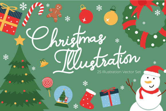 Christmas Illustrations Set Vol1_rj Review