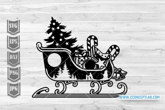 Christmas Scene Sled: A Practical Review for Illustrations Sellers
