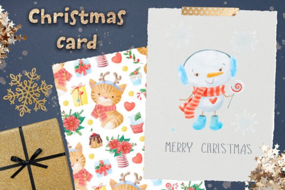 Christmas Snowman Postcard Png: A Designer’s Review for Illustrations and Branding