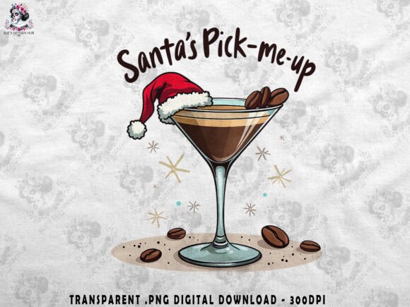 Espresso Martini Christmas Pick-me-up: A Designer’s Take on Seasonal Illustrations