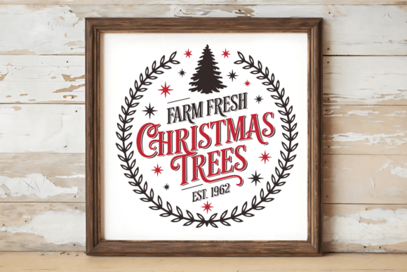 Farm Fresh Christmas Trees Est. 1962 Illustrations