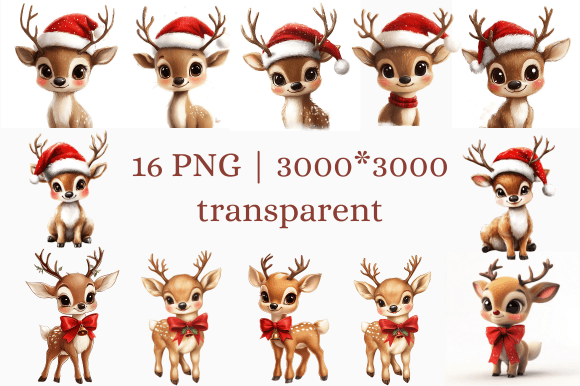 Festive Baby Reindeer with Christmas Illustrations Review