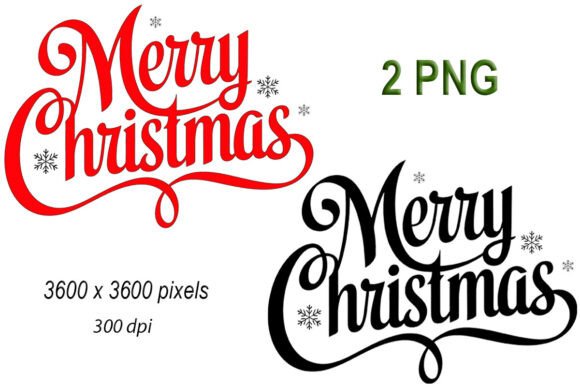 Merry Christmas Calligraphy, PNG Review