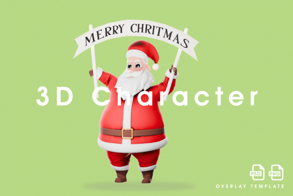 Santa Claus Hold Merry Christmas Flag: A Practical Review for Illustrations